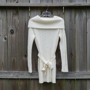 NWOT Classic Elements Chunky Ribbed Sweater Dress